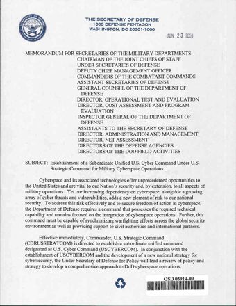 Dod Memo