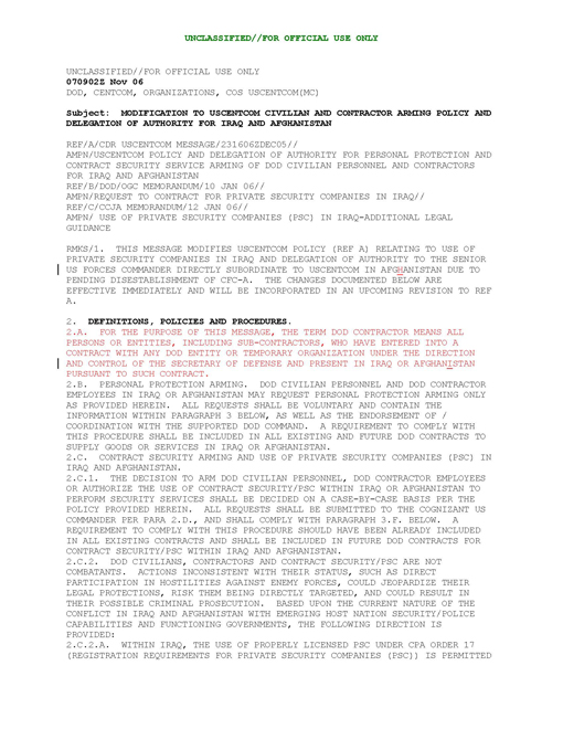 CENTCOM_arming_policy CENTCOM_arming_policy