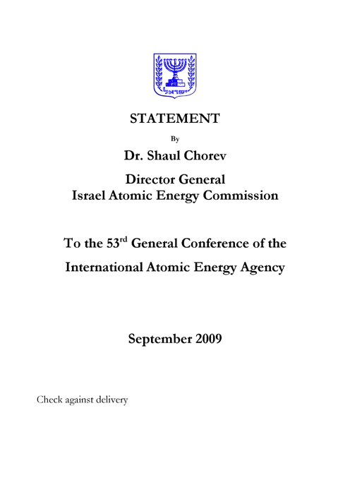 Statement2009-9-15 Statement2009-9-15